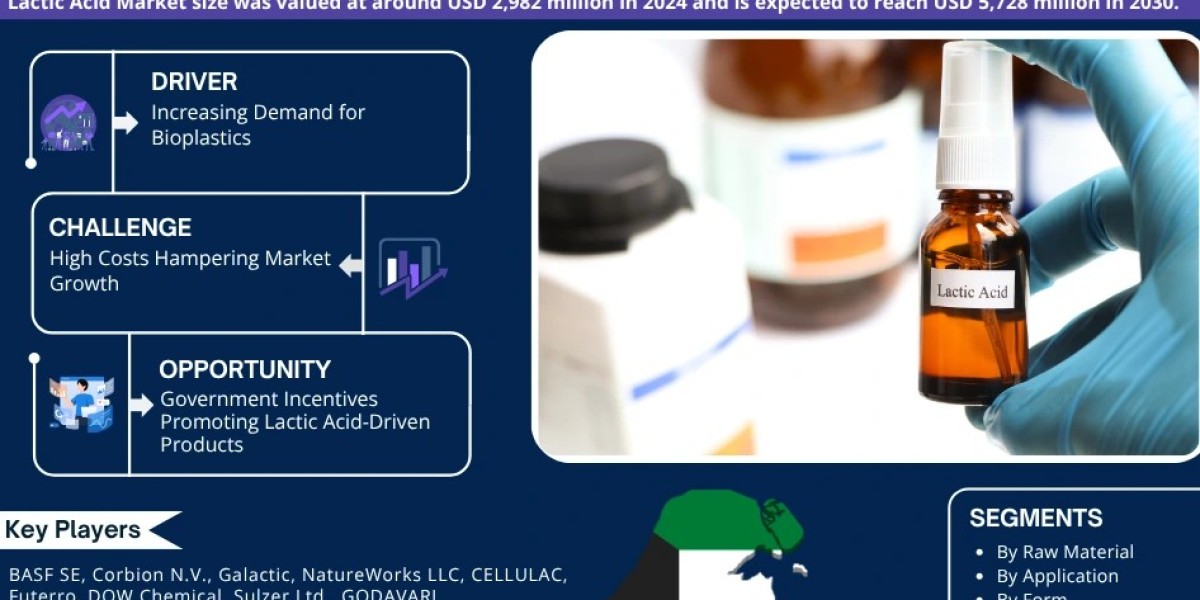Global Lactic Acid Market to Soar from USD 2.98 Billion in 2024 to USD 5.73 Billion by 2030, at a CAGR of ~11.5%
