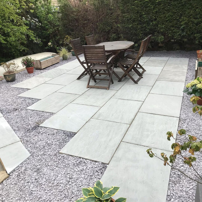Transform Your Outdoor Space: The Versatility of Kandla Grey Indian Sandstone Paving